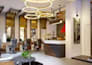 design 3d salon interior, floor plan and space layout